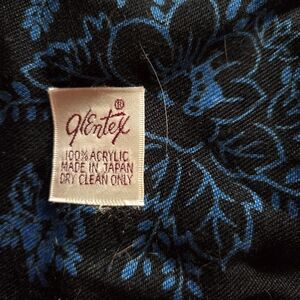 Glentex purple and blue scarf